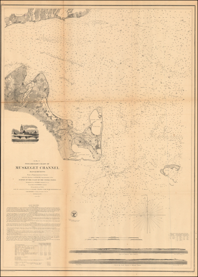 71-New England Map By U.S. Coast Survey