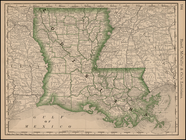 24-South Map By Rand McNally & Company