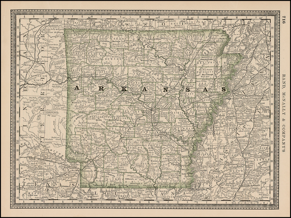 89-South Map By Rand McNally & Company