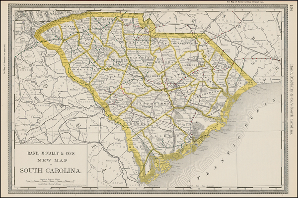 88-Southeast Map By Rand McNally & Company