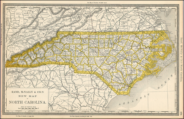 96-Southeast Map By Rand McNally & Company