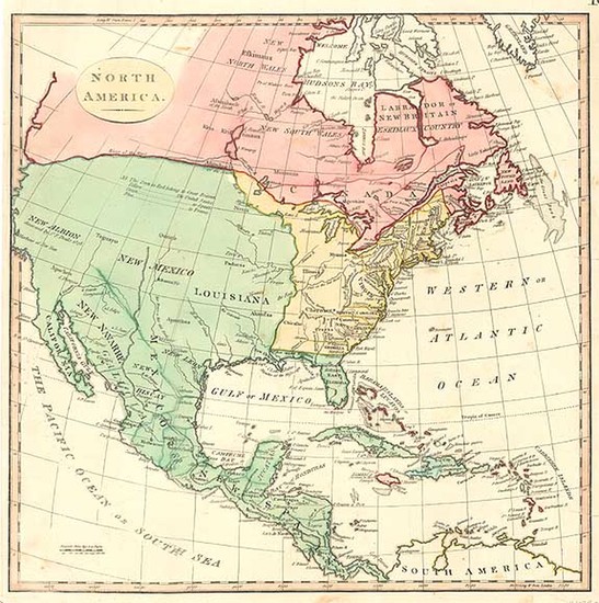 21-North America Map By S.I. Neele