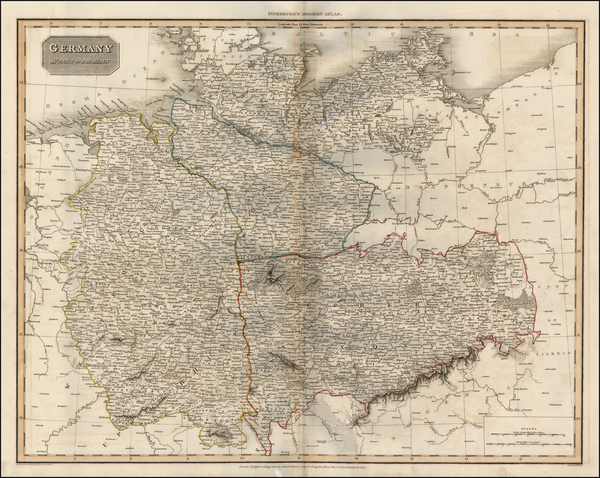 60-Baltic Countries and Germany Map By John Pinkerton