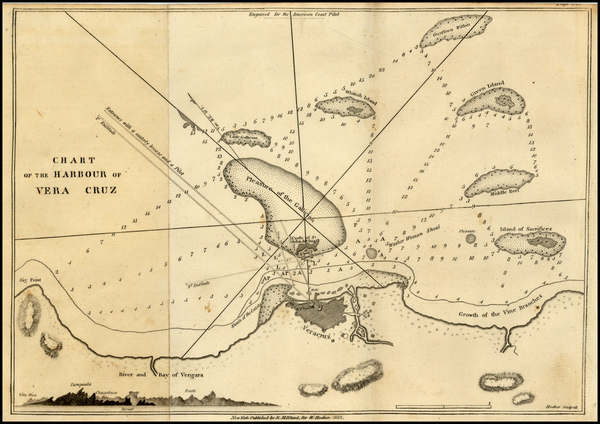 22-Mexico Map By Edmund M. Blunt