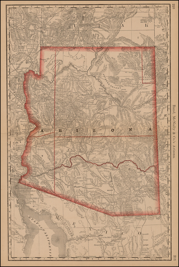 22-Southwest Map By Rand McNally & Company