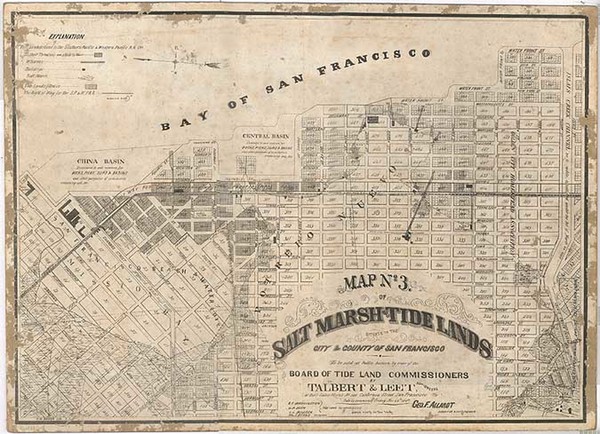 4-California Map By C.H. Baker Litho