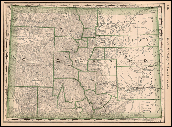 99-Southwest and Rocky Mountains Map By Rand McNally & Company