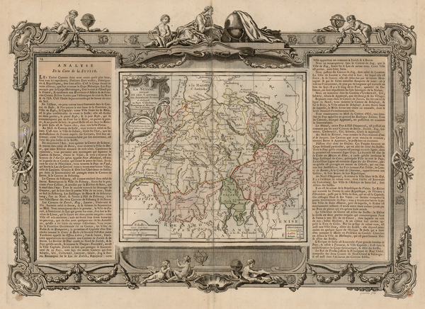 11-Europe and Switzerland Map By Louis Brion de la Tour