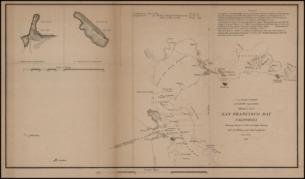 16-California Map By United States Coast Survey