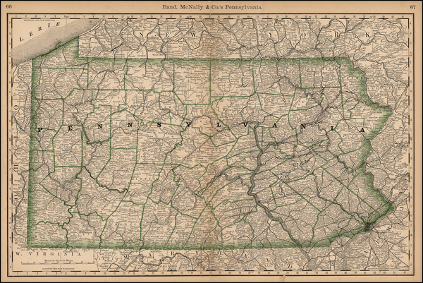 11-Mid-Atlantic Map By William Rand  &  Andrew McNally