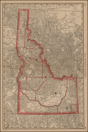 77-Rocky Mountains Map By William Rand  &  Andrew McNally