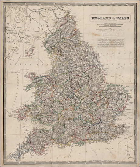 1-Europe and British Isles Map By W. & A.K. Johnston