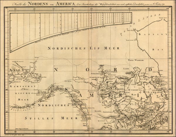 100-World, Polar Maps, Alaska, Pacific and Canada Map By Jan Rajnold Forster