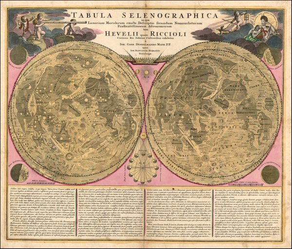 13-Celestial Maps and Curiosities Map By Johann Baptist Homann