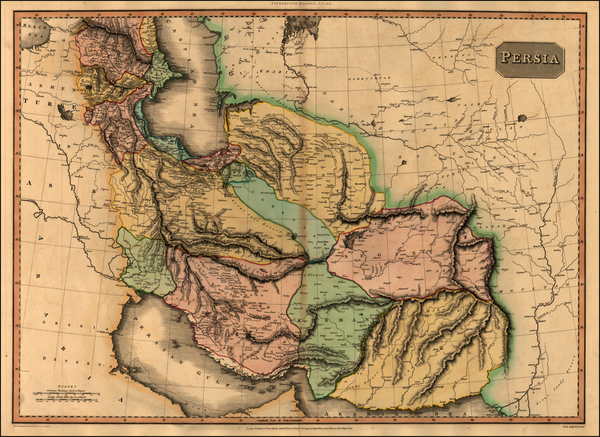 58-Asia, Central Asia & Caucasus and Middle East Map By John Pinkerton