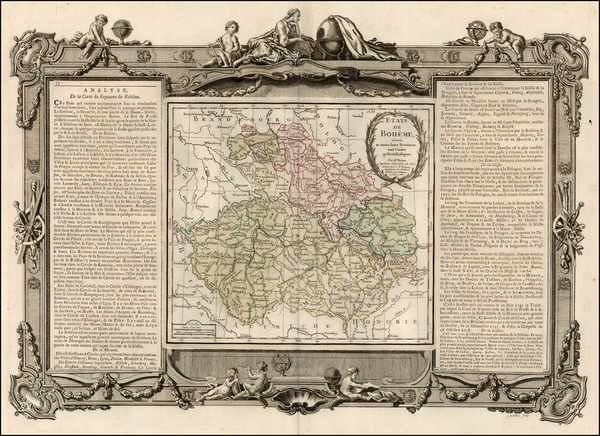 24-Europe and Czech Republic & Slovakia Map By Louis Brion de la Tour