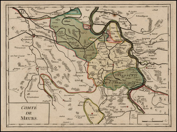 31-Netherlands and Germany Map By Anonymous