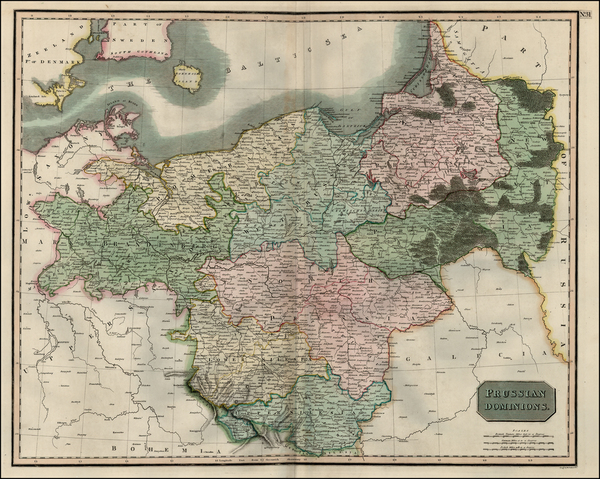 84-Poland, Baltic Countries and Germany Map By John Pinkerton