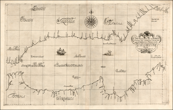 3-Europe, Spain, Mediterranean and North Africa Map By Robert Dudley