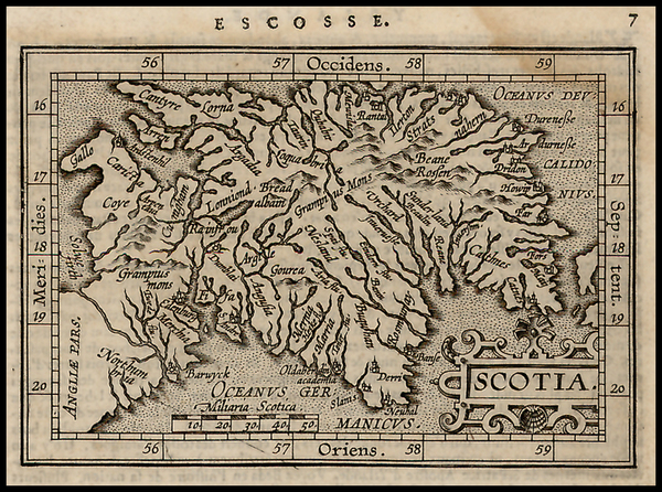 76-Europe and British Isles Map By Abraham Ortelius