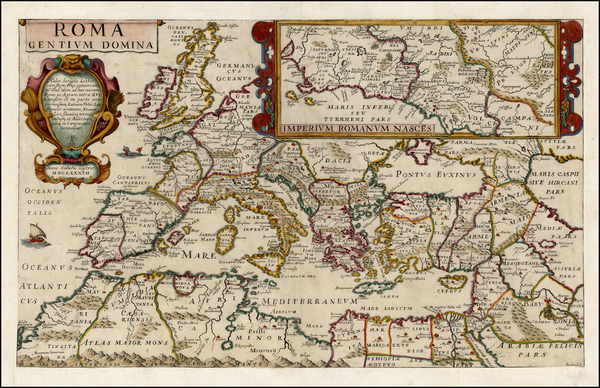 16-Europe, Italy and Mediterranean Map By Philip Briet