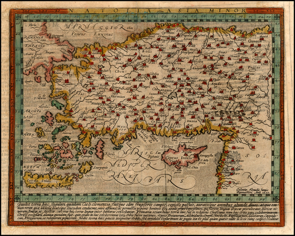 97-Europe, Turkey, Asia, Turkey & Asia Minor and Balearic Islands Map By Matthias Quad