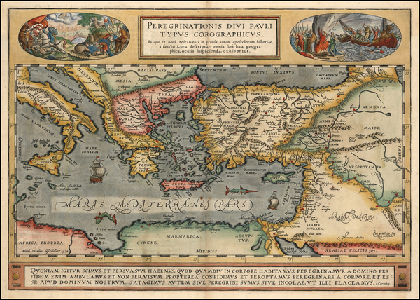 6-Europe, Mediterranean, Asia, Middle East, Turkey & Asia Minor and Balearic Islands Map By A