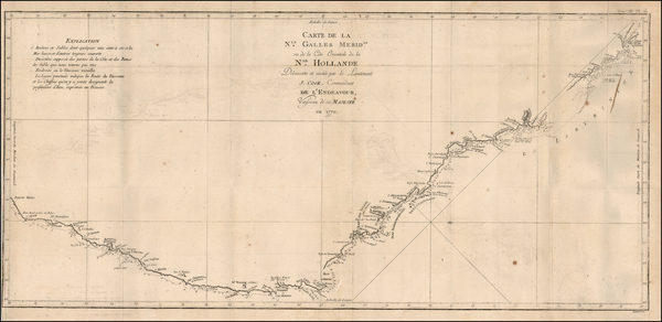 4-Australia Map By James Cook