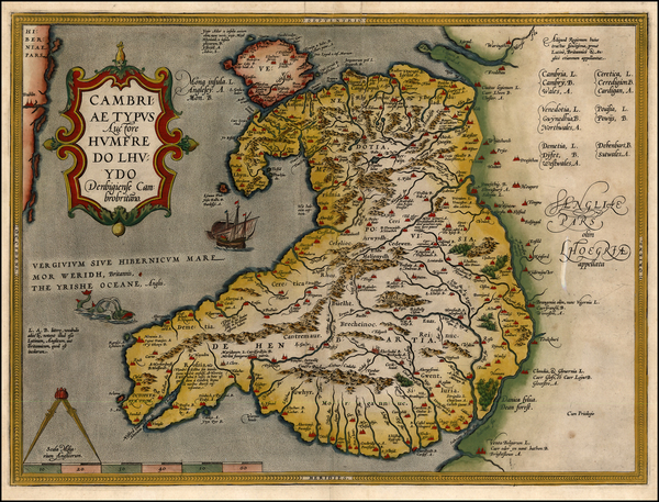 77-Europe and British Isles Map By Abraham Ortelius