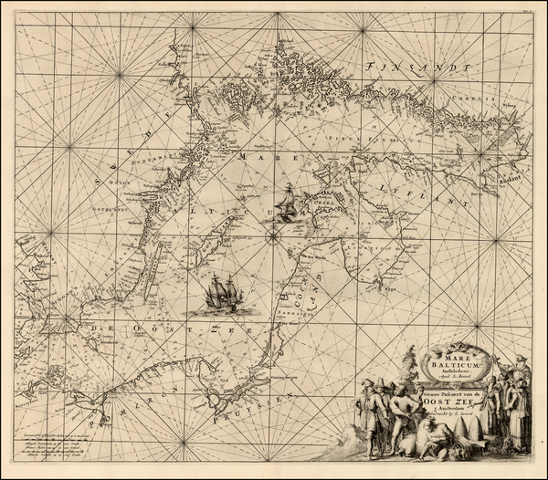 44-Russia, Baltic Countries, Scandinavia and Germany Map By Louis Renard