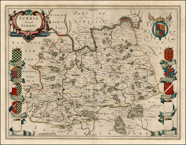 100-British Isles Map By Willem Janszoon Blaeu