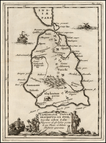 20-India and Other Islands Map By Samuel Bochart