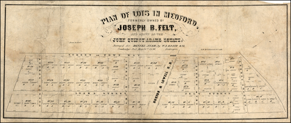 6-New England Map By L.H. Bradford