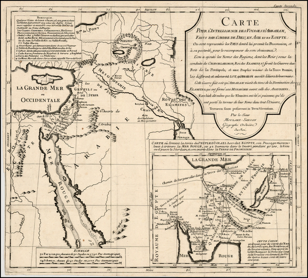 41-Middle East, Holy Land, Turkey & Asia Minor and North Africa Map By Pierre Moullart-Sanson