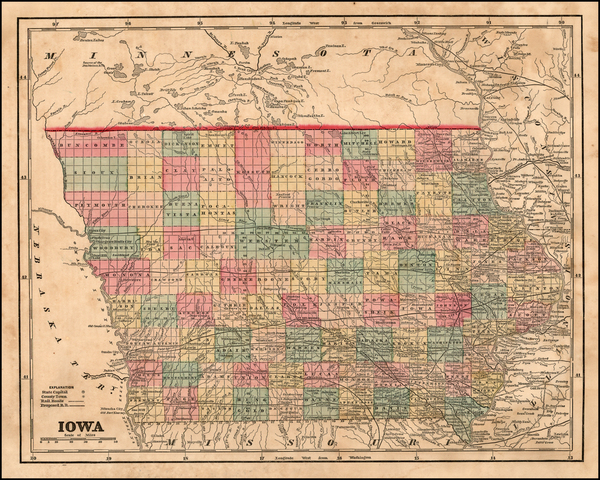 95-Midwest Map By Charles Morse