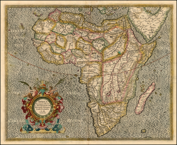 10-Africa and Africa Map By Gerard Mercator