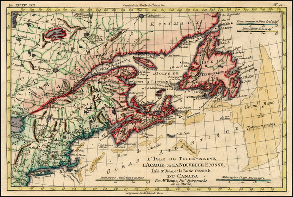 83-Canada Map By Rigobert Bonne