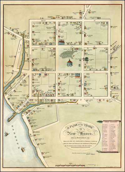 6-New England Map By Charles Currier