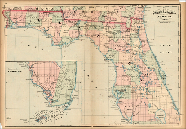 31-Florida Map By Asher  &  Adams