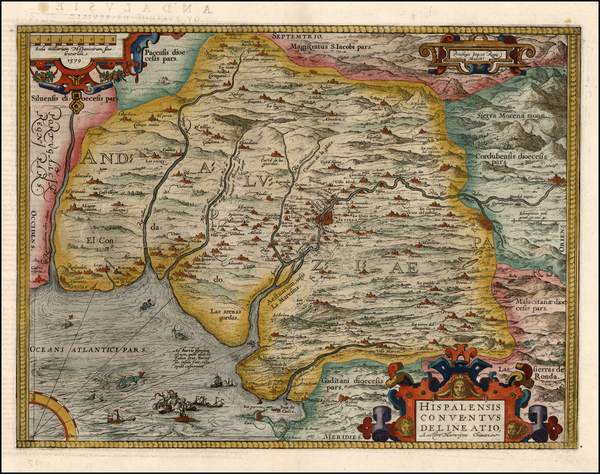 0-Europe and Spain Map By Abraham Ortelius