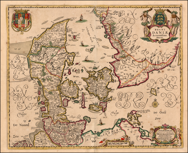 1-Scandinavia Map By Frederick De Wit