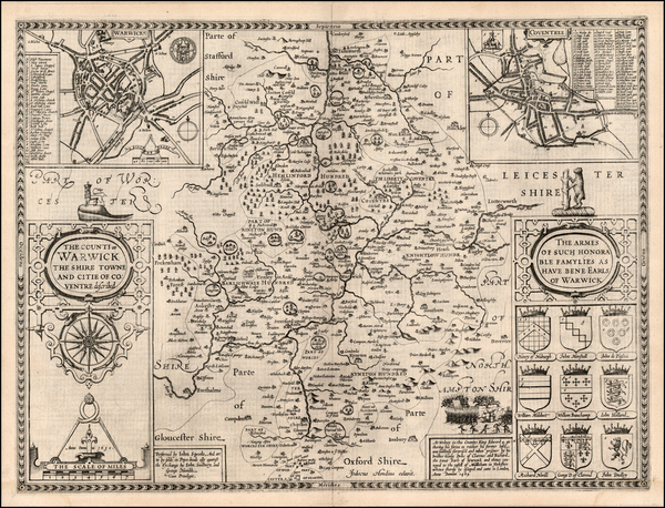 88-British Isles Map By John Speed