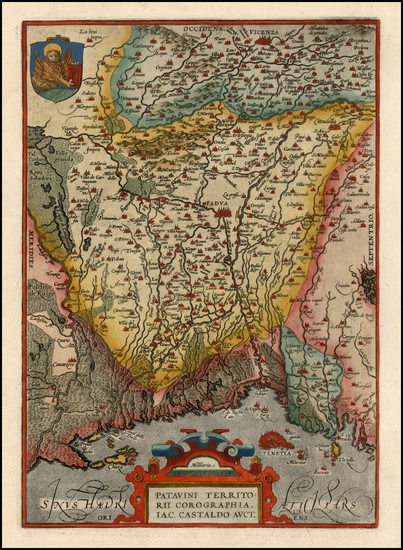 83-Europe and Italy Map By Abraham Ortelius