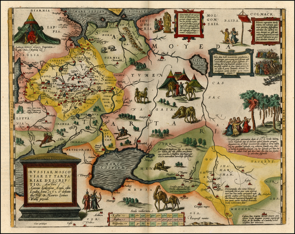 44-Europe, Russia, Ukraine, Asia, India, Central Asia & Caucasus and Russia in Asia Map By Abr