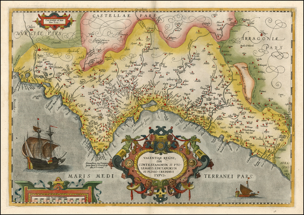 94-Europe and Spain Map By Abraham Ortelius