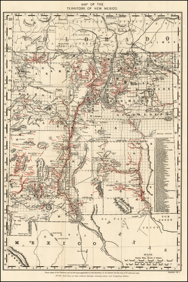 84-Southwest and Rocky Mountains Map By United States Department of the Interior