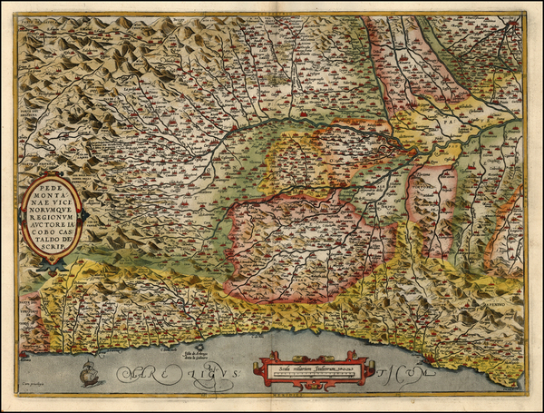 32-Europe and Italy Map By Abraham Ortelius