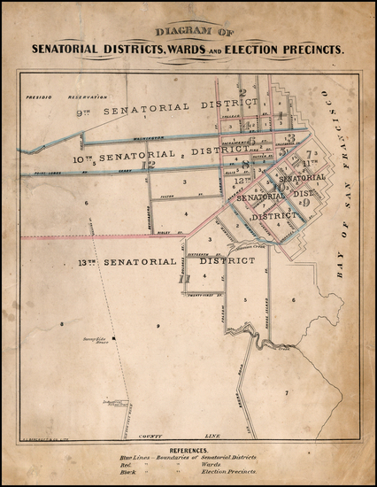 2-San Francisco & Bay Area Map By A.L. Bancroft & Co.