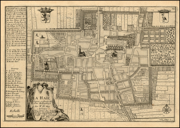 10-Netherlands Map By Nicolas de Fer