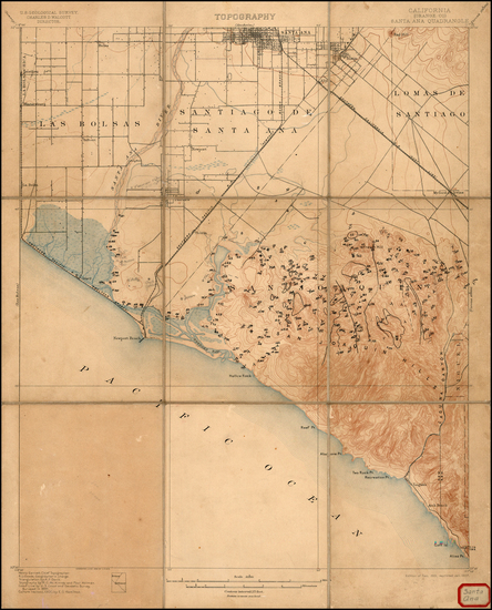 82-California Map By U.S. Geological Survey